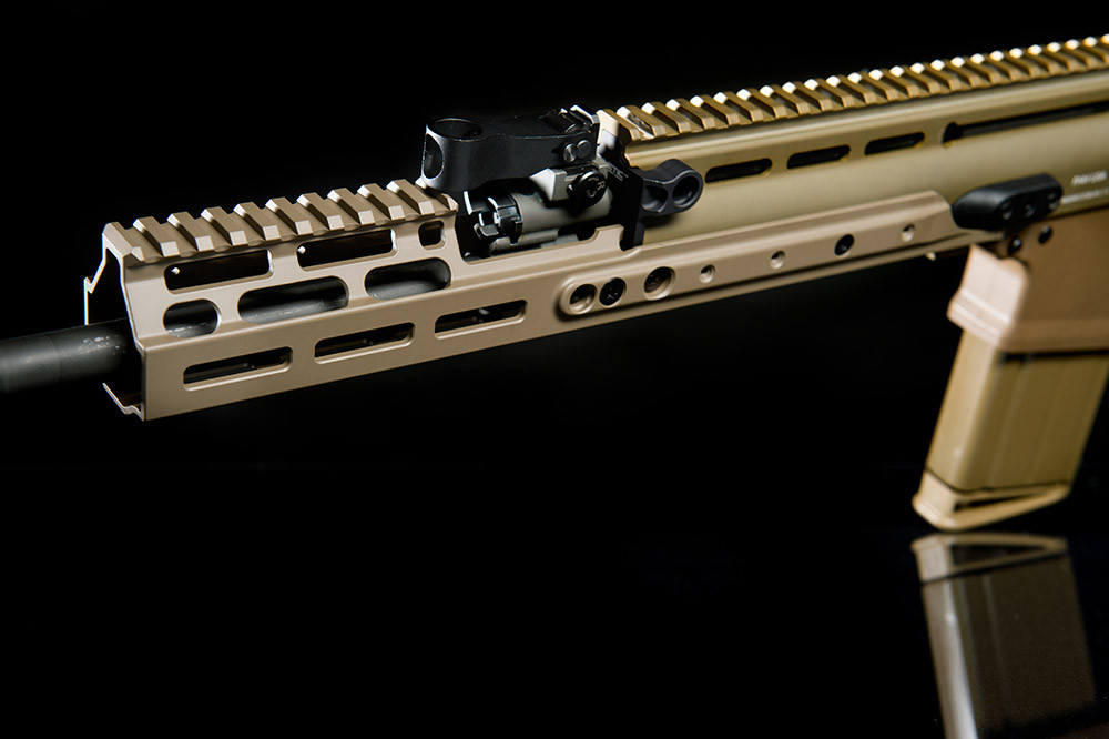 Kinetic Development Group FN SCAR Front QD Sling Mount Installed (SQP5-110)