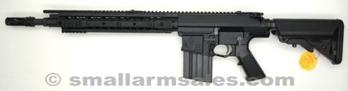 Knight's Armament SR-25 Enhanced Combat Carbine (ECC) with 16" Chrome Lined Dimpled Barrel, Flash Hider and Collapsible Stock