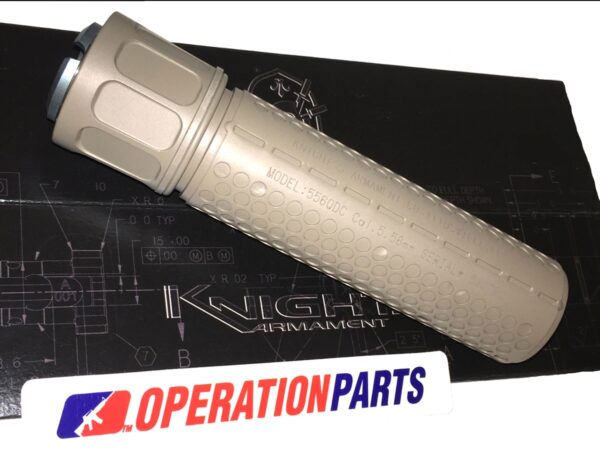 Knight's Armament 5.56mm QDC Suppressor, Flat Dark Earth