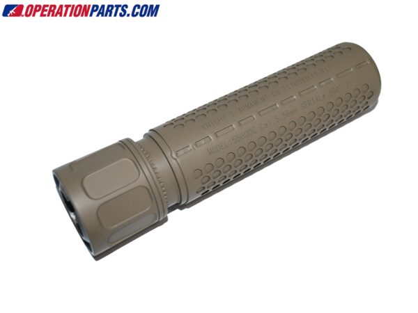 Knight's Armament 5.56mm QDC Suppressor, Flat Dark Earth