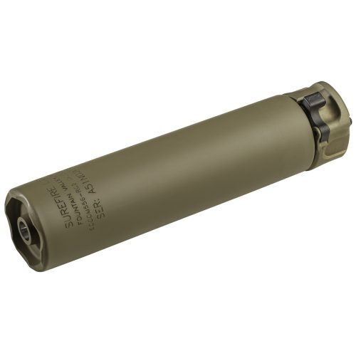 Surefire, 2nd Gen SOCOM Rifle Suppressor, RC2, 5.56MM, End Mount Fast Attach, Dark Earth