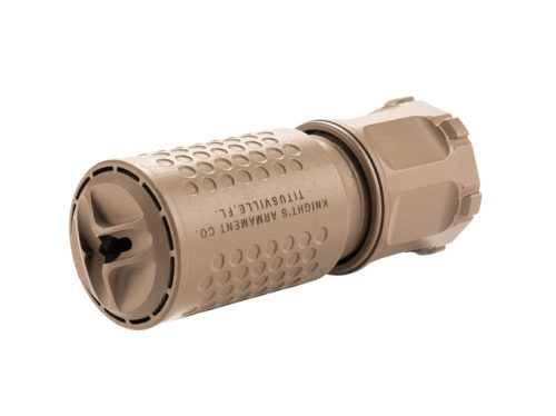 Knight's Armament 5.56, MCQ, QDC, PRT Suppressor, FDE