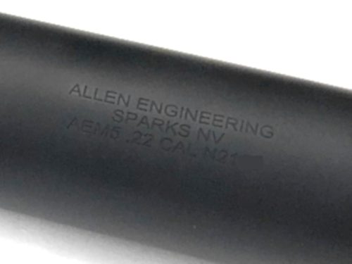 Allen Engineering AEM5 MK12 Suppressor, Knurled